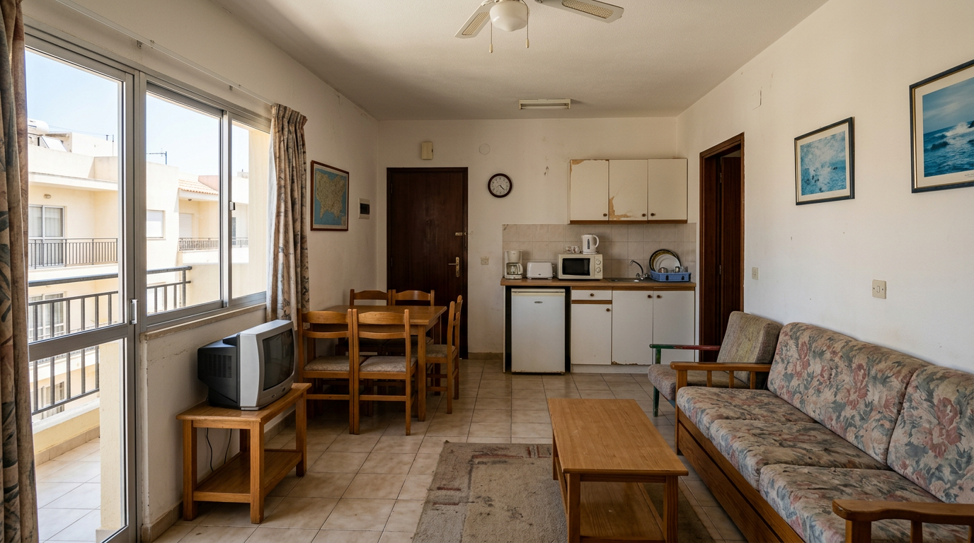 Einfache Ausstattung